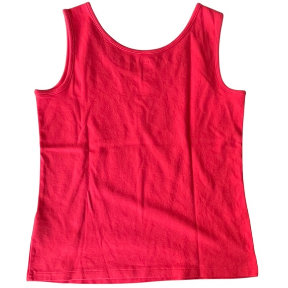 🔴 Lands End Tank Top Red S/P 6 - 8 - Picture 2 of 3